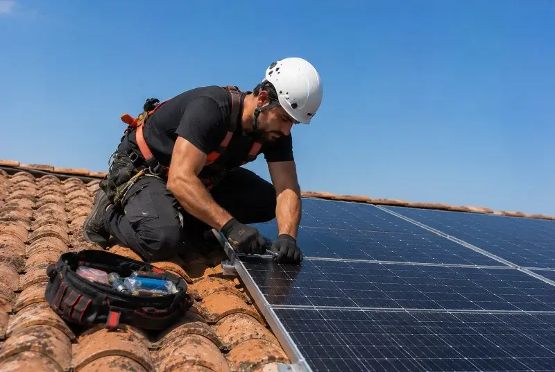 Maintenance et monitoring de panneaux solaires à Saint-Genis-Pouilly